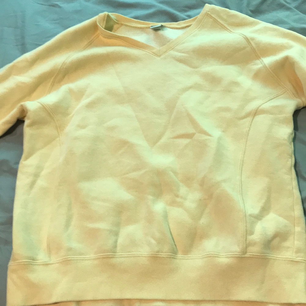 Russell athletics yellow crewneck